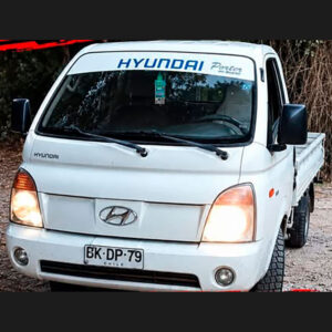 Hyundai Porter blanco robado en San Bernardo, patente BKDP79