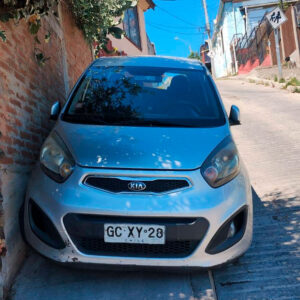 Kia Morning plata robado en Valparaíso, patente GCXY28
