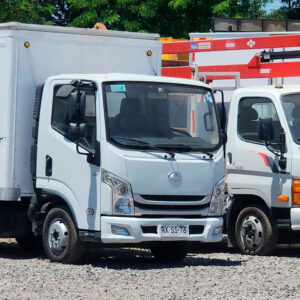 Maxus C35 blanco robado en Renca, patente RXSS73